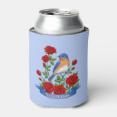 New York State Bird and Flower Blikjeskoeler (Blikje Voorkant)