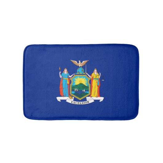 New York State Flag Design Badmat (Voorkant)