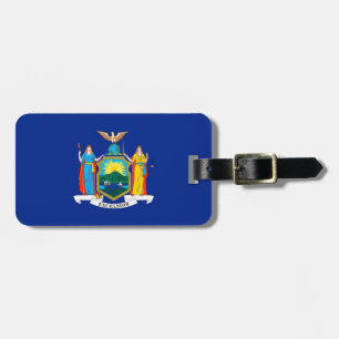 New York State Flag Design Bagagelabel