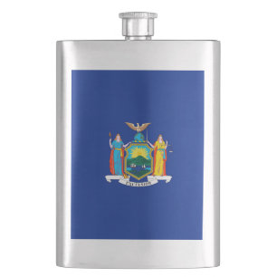 New York State Flag Design Flacon