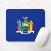 New York State Flag Design Muismat (Met muis)