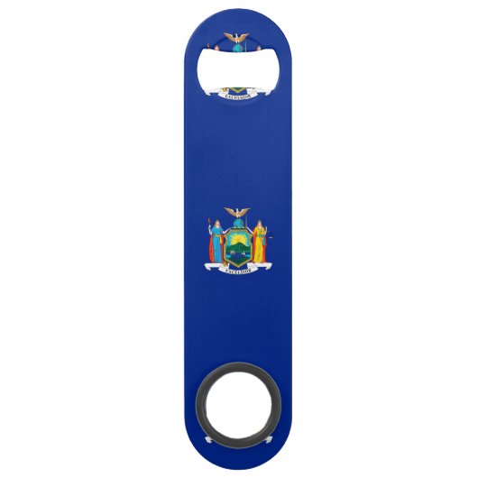 New York State Flag Design Speed Flessenopener (Voorkant)
