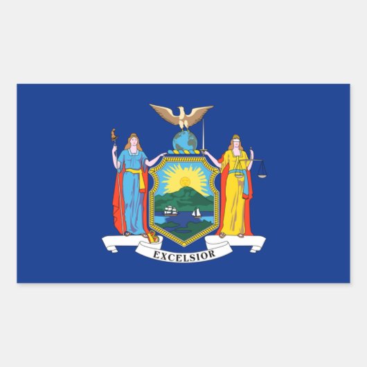 New York State Flag Sticker (Voorkant)