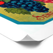 New York State Grapes Poster (Hoek)