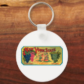 New York State Grapes Sleutelhanger (Voorkant)