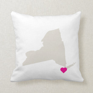  New York State Love Reversible Pillow Kussen
