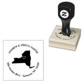 New York State Moving Aankondiging Adres Stempel (Gestempeld)