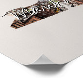 New York State Photo insert and town name Poster (Hoek)