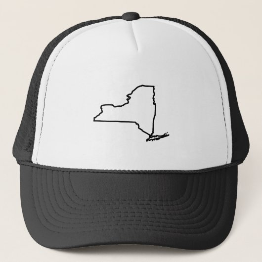 New York State Trucker Hat Trucker Pet (Voorkant)