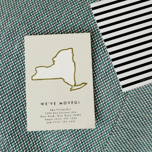 New York State We hebben chique handgetekende bewe Aankondiging