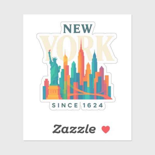 New York Sticker (Vel)