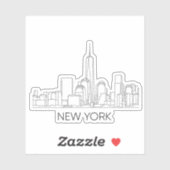 New York Sticker (Vel)