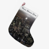 New York stopt met Kerstmis in New York Grote Kerstsok (Voorkant (Hangend))