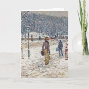 New York Street   Childe Hassam Kaart