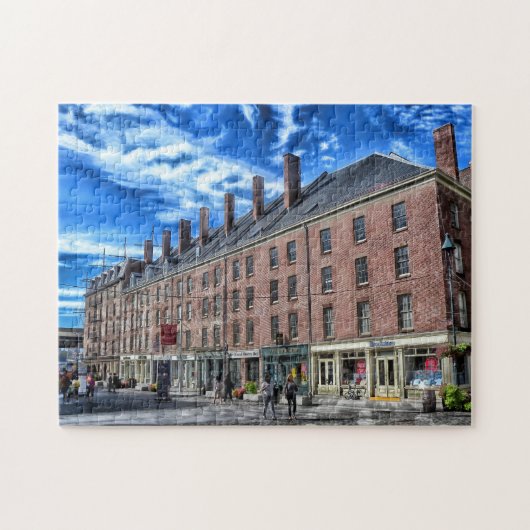 New York Street Uitzichten. Legpuzzel (Horizontaal)
