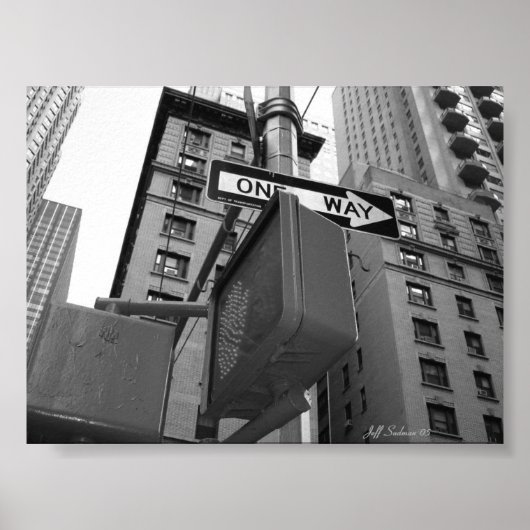 New York Streets Poster (Voorkant)