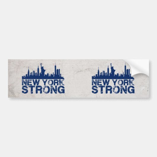 New York Strong Bumpersticker (Voorkant)