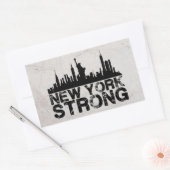 New York Strong Rechthoekige Sticker (Envelop)