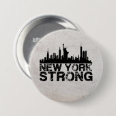 New York Strong Ronde Button 7,6 Cm (Voorkant /achterkant)