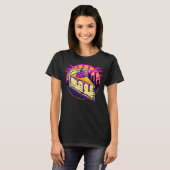 New York Style Cheesecake Synthwave 80s Retrowave T-shirt (Voorkant volledig)