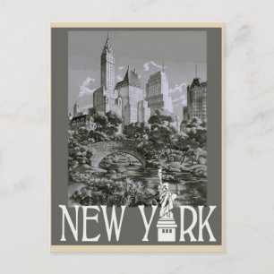 New York  Style Travel Briefkaart