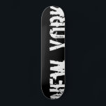 New York - Style urbain - Skateboard<br><div class="desc">design urbain noir et blanc</div>