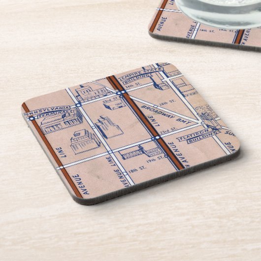 NEW YORK SUBWAY MAP, 1940 2 ONDERZETTER (Linkerzijde)