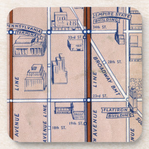 NEW YORK SUBWAY MAP, 1940 2 ONDERZETTER