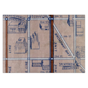 NEW YORK SUBWAY MAP, 1940 2 SNIJPLANK