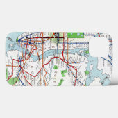 New York: Subway Map, 1940 Case-Mate iPhone Case (Achterkant (horizontaal))
