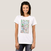 New York: Subway Map, 1940 T-shirt (Voorkant volledig)