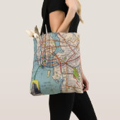  New York Subway Map Canvas tas (Dichtbij)