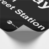 New York Subway Station Cadeaupapier (Hoek)