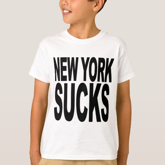 New York Sucks T-shirt (Voorkant)