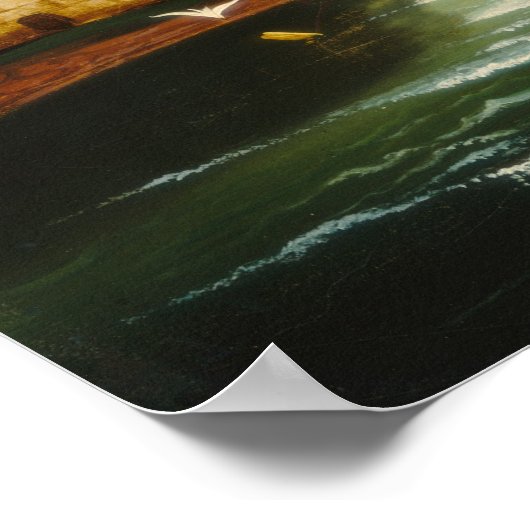 New York Sunset - Thomas Chambers Poster d'art (Coin)