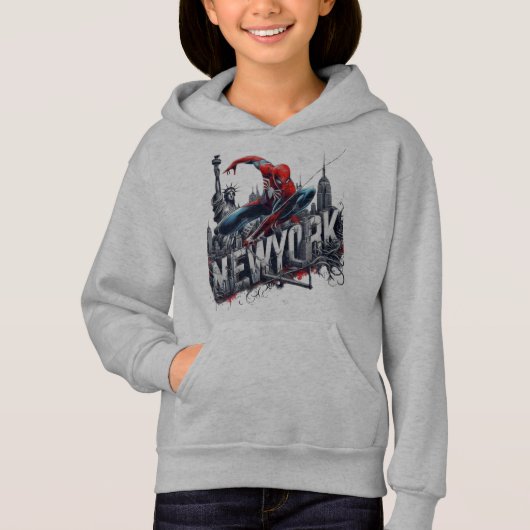 "New York Superhero Sweat - shirt à capuche (Devant)