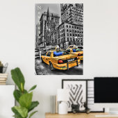 New York Taxi Poster (Thuiskantoor)