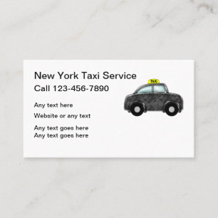 New York Taxi Service Visitekaartje