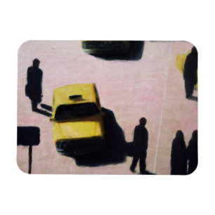 New York Taxis 1990 Magneet