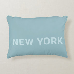 New York Text Accent Kussen