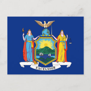 New York: The Empire State, Home Big Apple Vlag Briefkaart