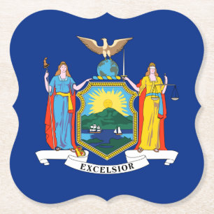 New York: The Empire State, Thuis van de Big Apple Kartonnen Onderzetters