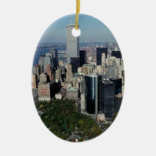 New York The Twin Towers NYC keepomwille ornament (Voorkant)