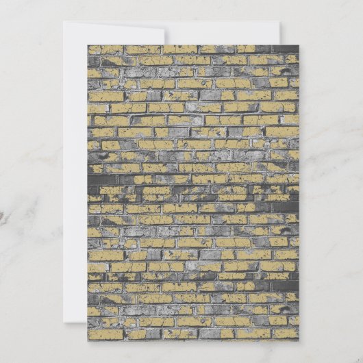 New York Thème Anniversaire Invitation (Dos)