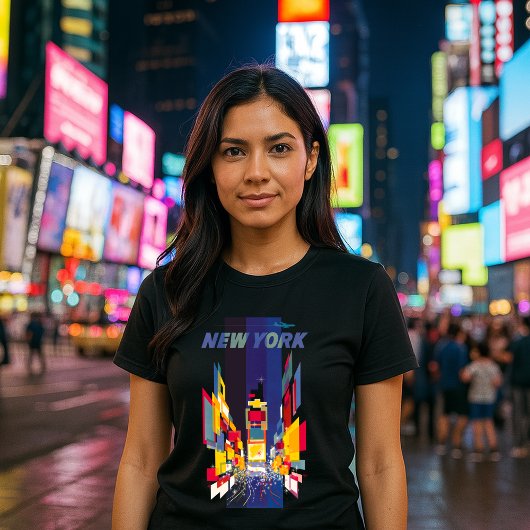 New York Times Square Atomic Age T-shirt