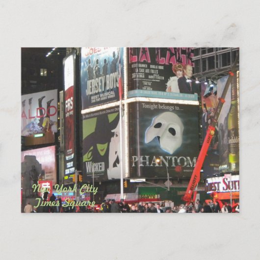 New York, Times Square Briefkaart (Voorkant)