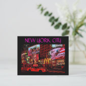 New York (Times Square) Carte postale (Debout devant)