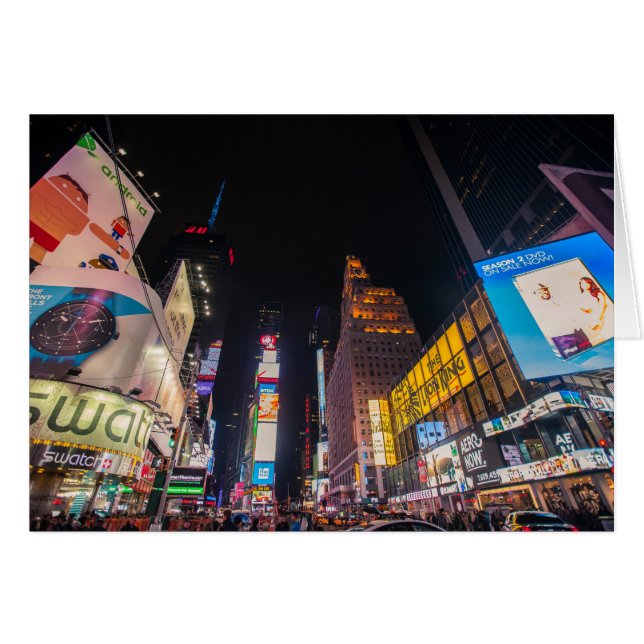 New York Times Square-kaart (Voorkant Horizontaal)