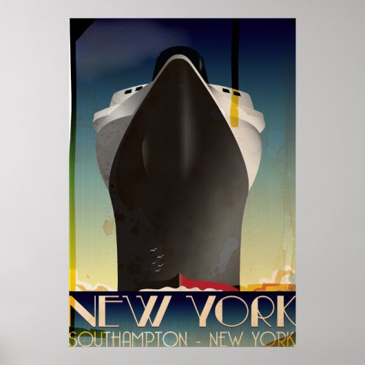 New York tot Southampton Poster (Voorkant)