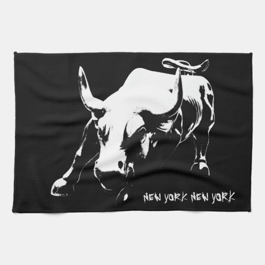 New York Towel Aangepaste NYC Souvenir Tea Towel Theedoek (Horizontaal)